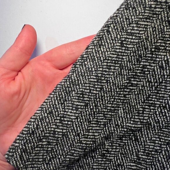 J. CREW FACTORY Wool Blend Herringbone Elastic Waist Sidewalk Skirt Size 2 - Picture 11 of 15